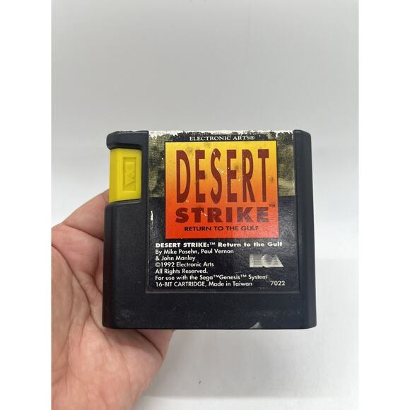 Desert Strike: Return to the Gulf (Sega Genesis, 1992) Cleaned Tested -FAST SHIP - Picture 1 of 7